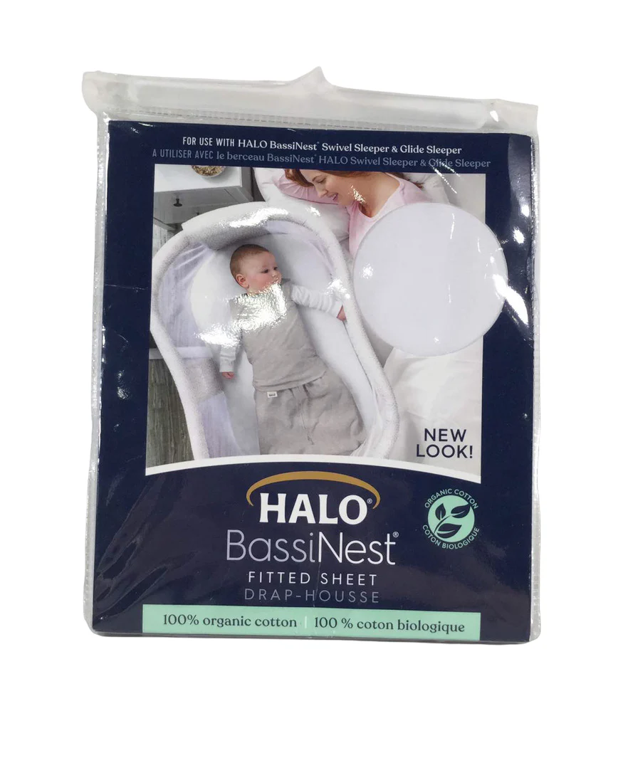 Halo BassiNest Sleeper Fitted Sheet, White - Image 3