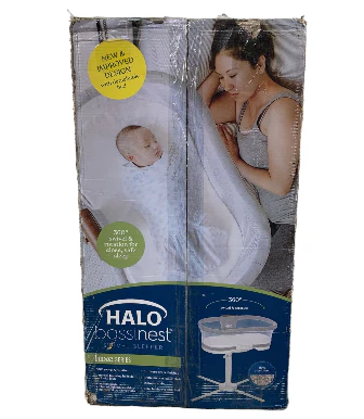 Halo BassiNest Swivel Sleeper Luxe Series, Dove Grey Tweed - Image 2