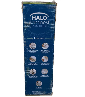 Halo BassiNest Swivel Sleeper Luxe Series, Dove Grey Tweed - Image 4