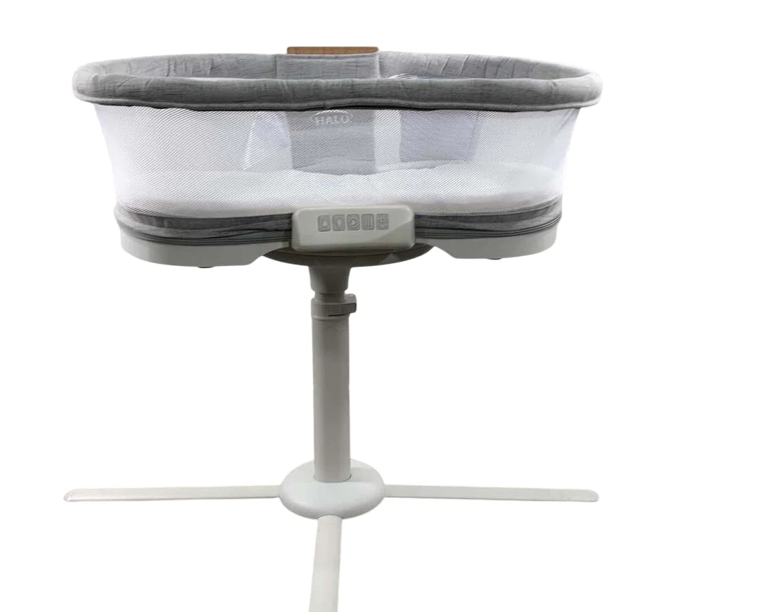 Halo BassiNest Swivel Sleeper Luxe Series, Dove Grey Tweed