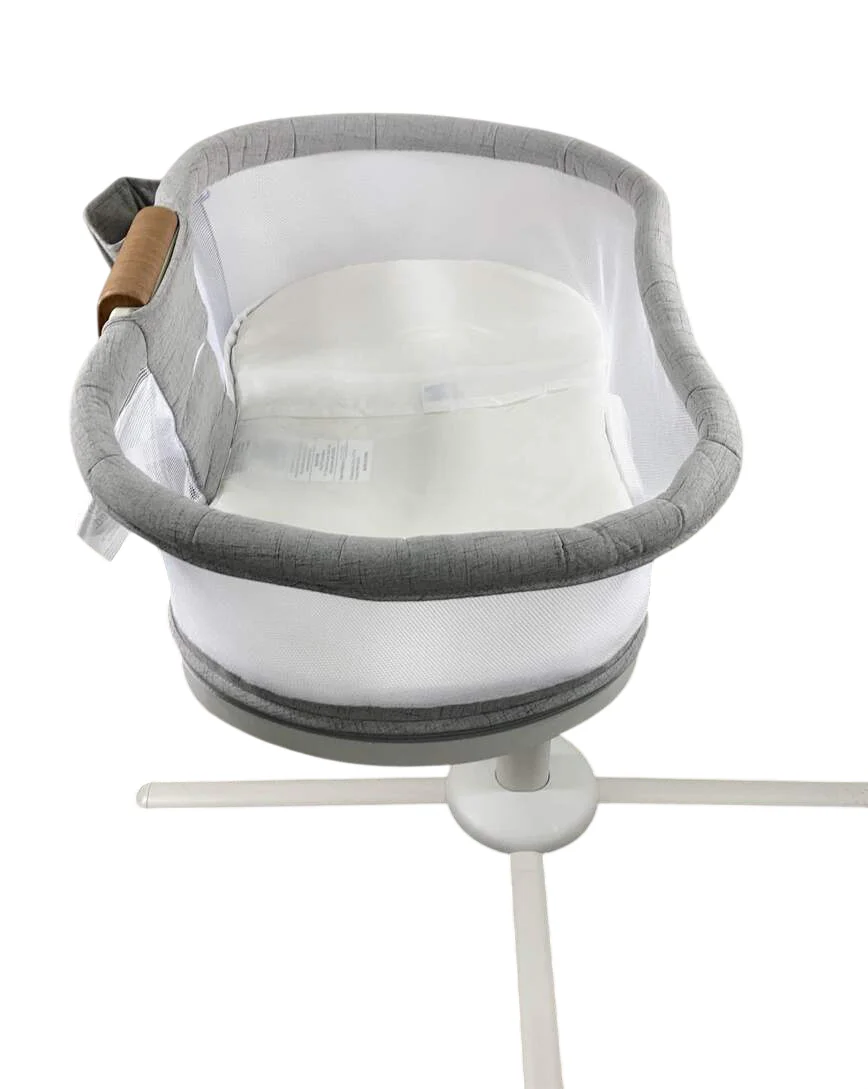 Halo BassiNest Swivel Sleeper Luxe Series, Dove Grey Tweed - Image 5