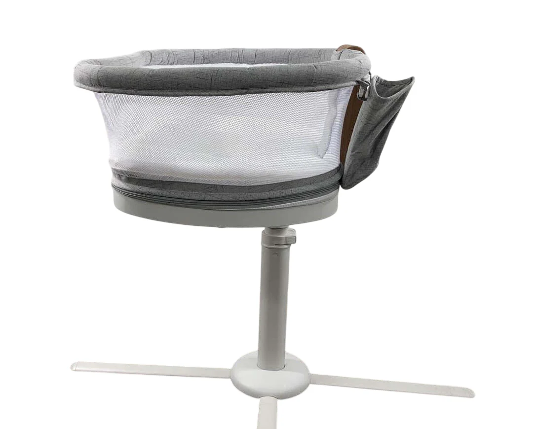 Halo BassiNest Swivel Sleeper Luxe Series, Dove Grey Tweed - Image 2