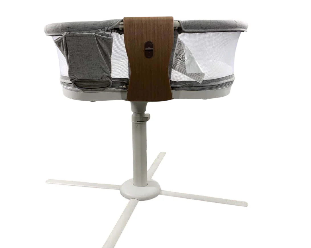 Halo BassiNest Swivel Sleeper Luxe Series, Dove Grey Tweed - Image 5