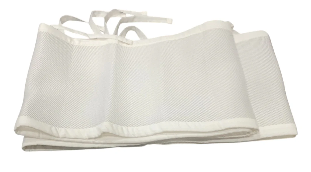 Halo BreathableBaby Mini Crib Breathable Mesh Liner, Classic, White