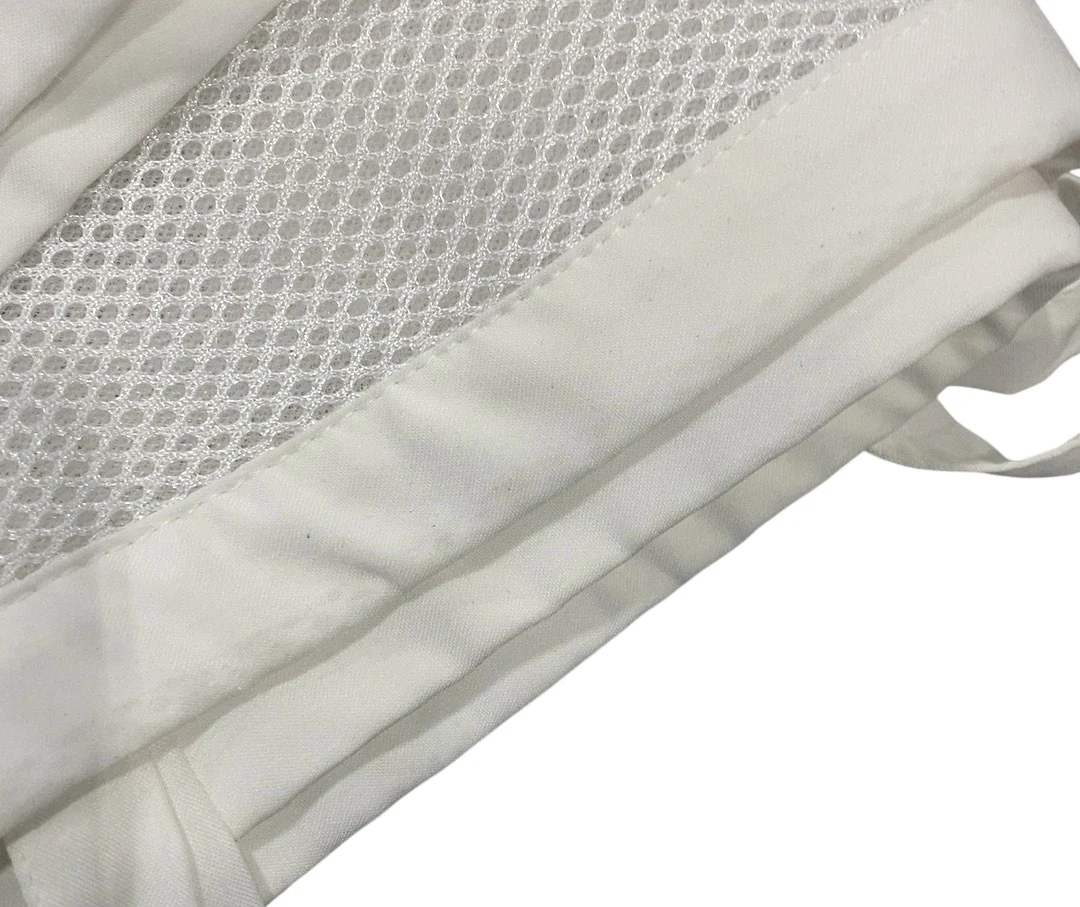 Halo BreathableBaby Mini Crib Breathable Mesh Liner, Classic, White - Image 2