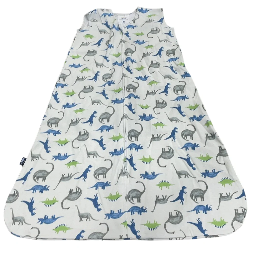 Halo Cotton Sleepsack, Medium, Watercolor Dinos - Image 4