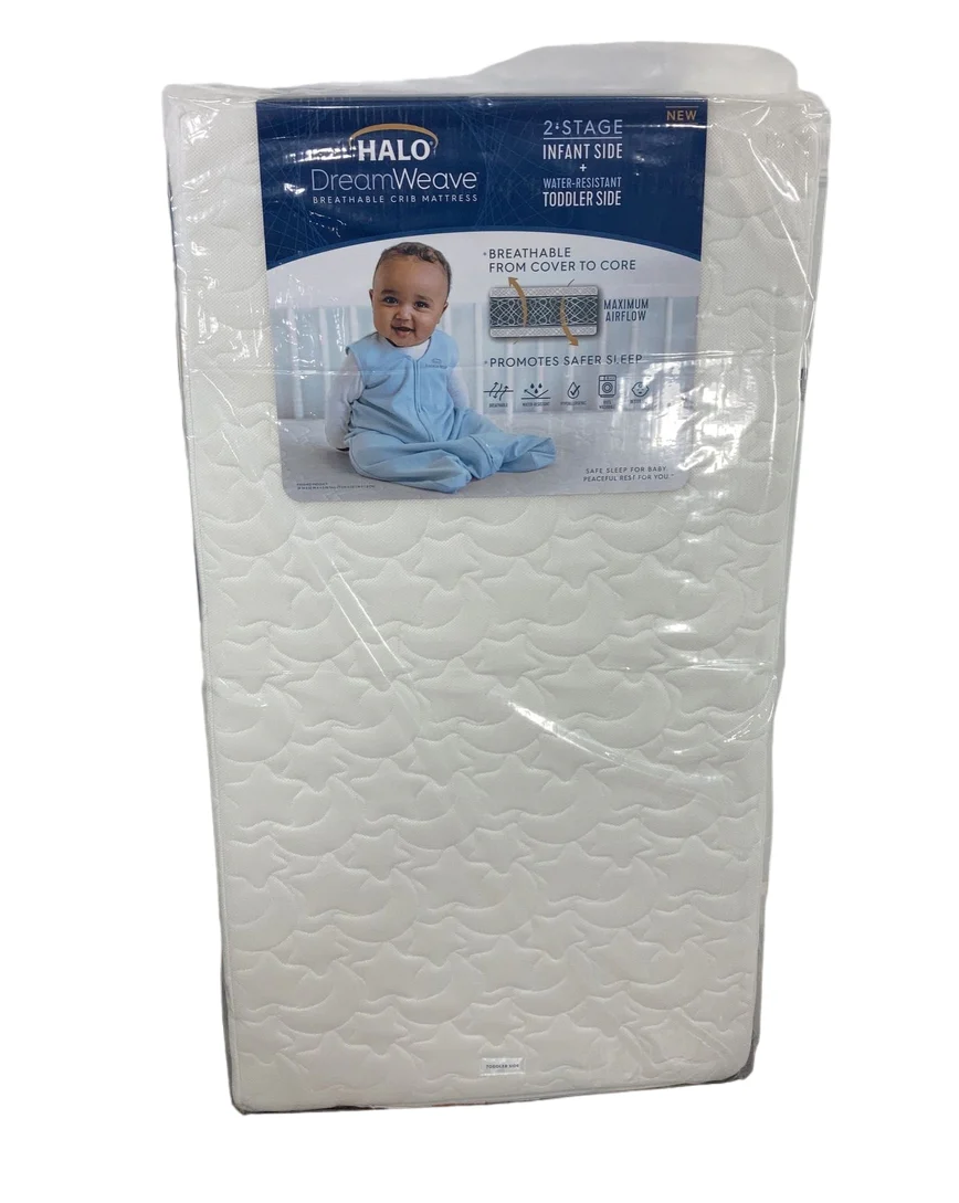 Halo Dreamweave Crib Mattress, White - Image 2
