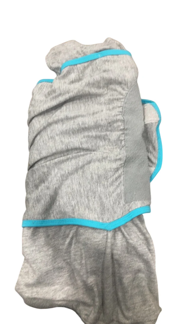 Halo Ideal Temp Swaddle, Grey/Aqua, Newborn
