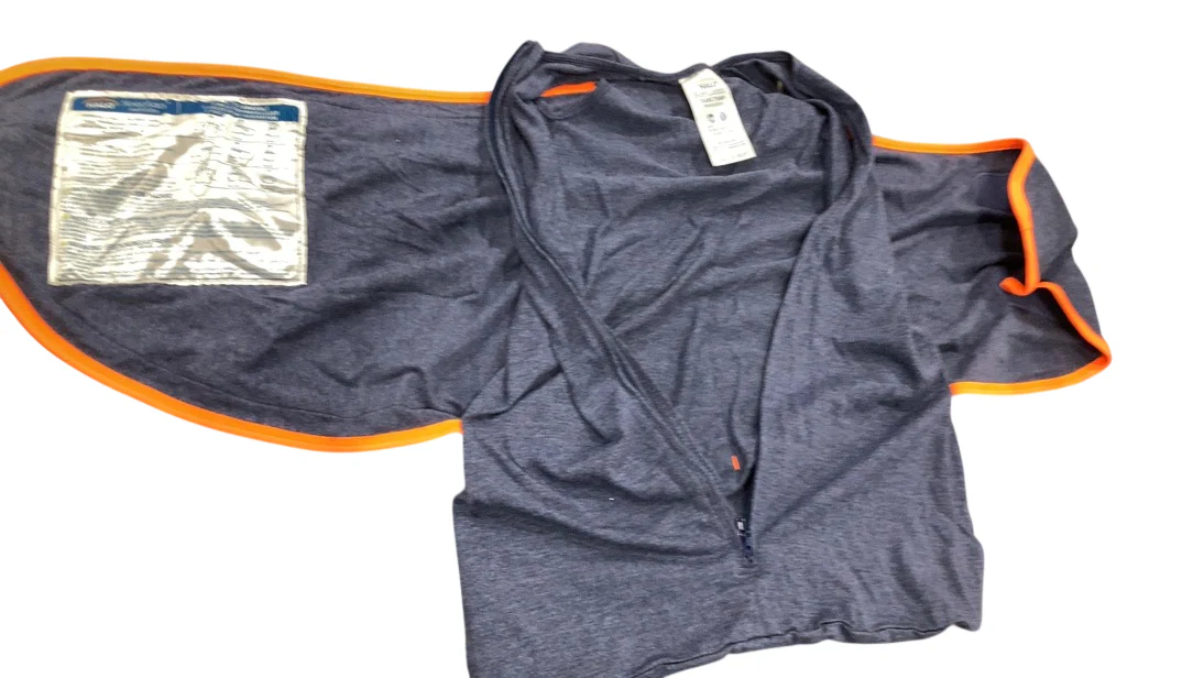 Halo Ideal Temp Swaddle, Navy/Orange, Small - Image 3
