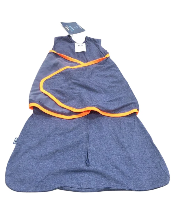 Halo Ideal Temp Swaddle, Navy/Orange, Small - Image 2