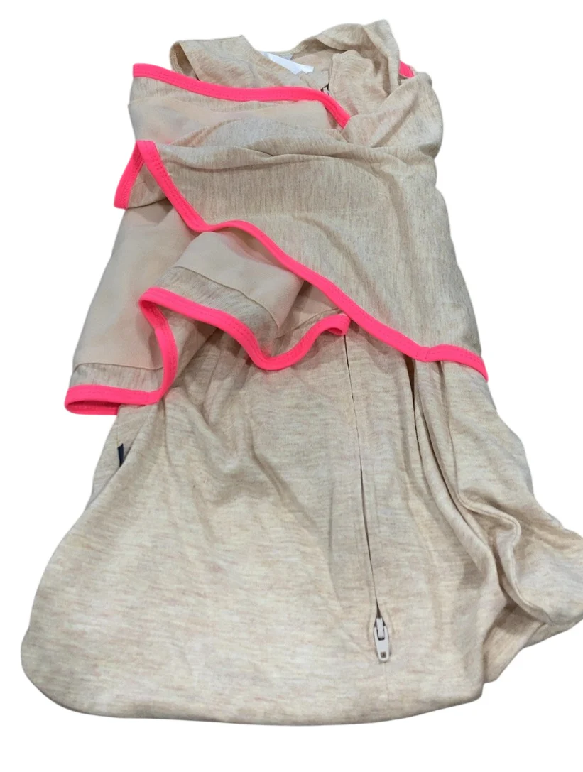 Halo Ideal Temp Swaddle, Newborn, Oatmeal/Pink