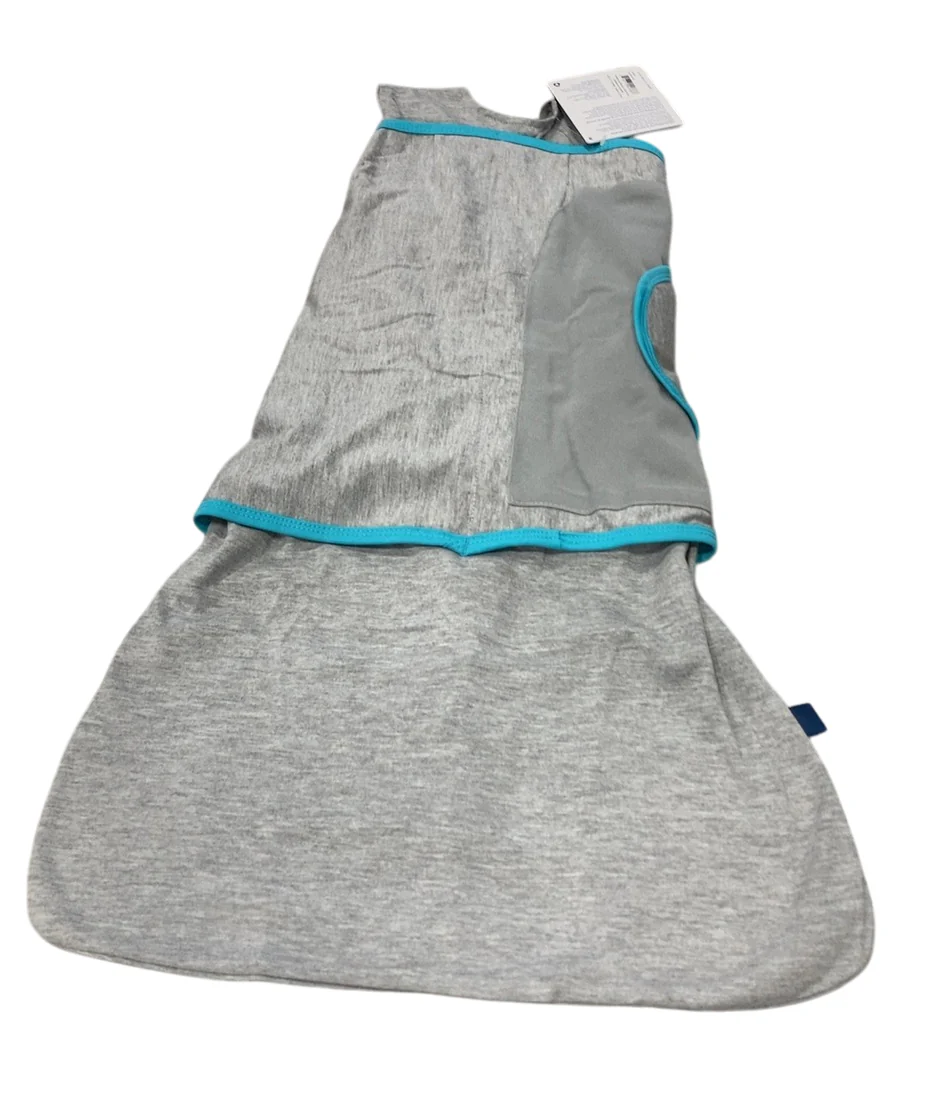 Halo Ideal Temp Swaddle, Small, Grey/Aqua - Image 2