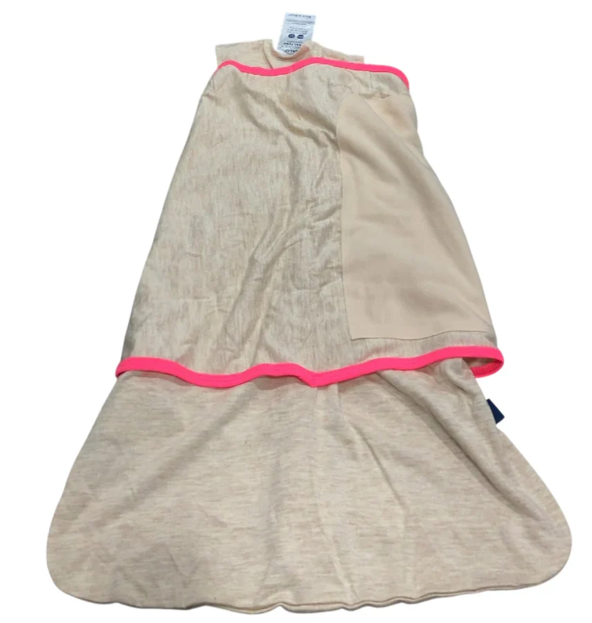 Halo IdealTemp SleepSack Swaddle, Newborn, Oatmeal Pink - Image 2
