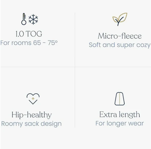Halo Micro-Fleece SleepSack, Daisy, X-Large - Image 3