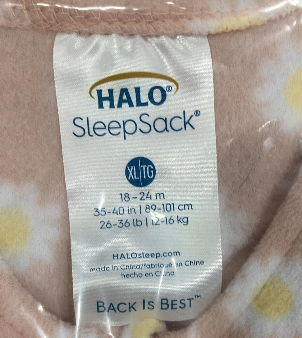 Halo Micro-Fleece SleepSack, Daisy, X-Large - Image 4