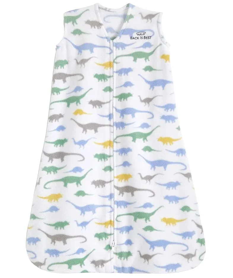 Halo Micro-Fleece SleepSack, Dinos, Medium