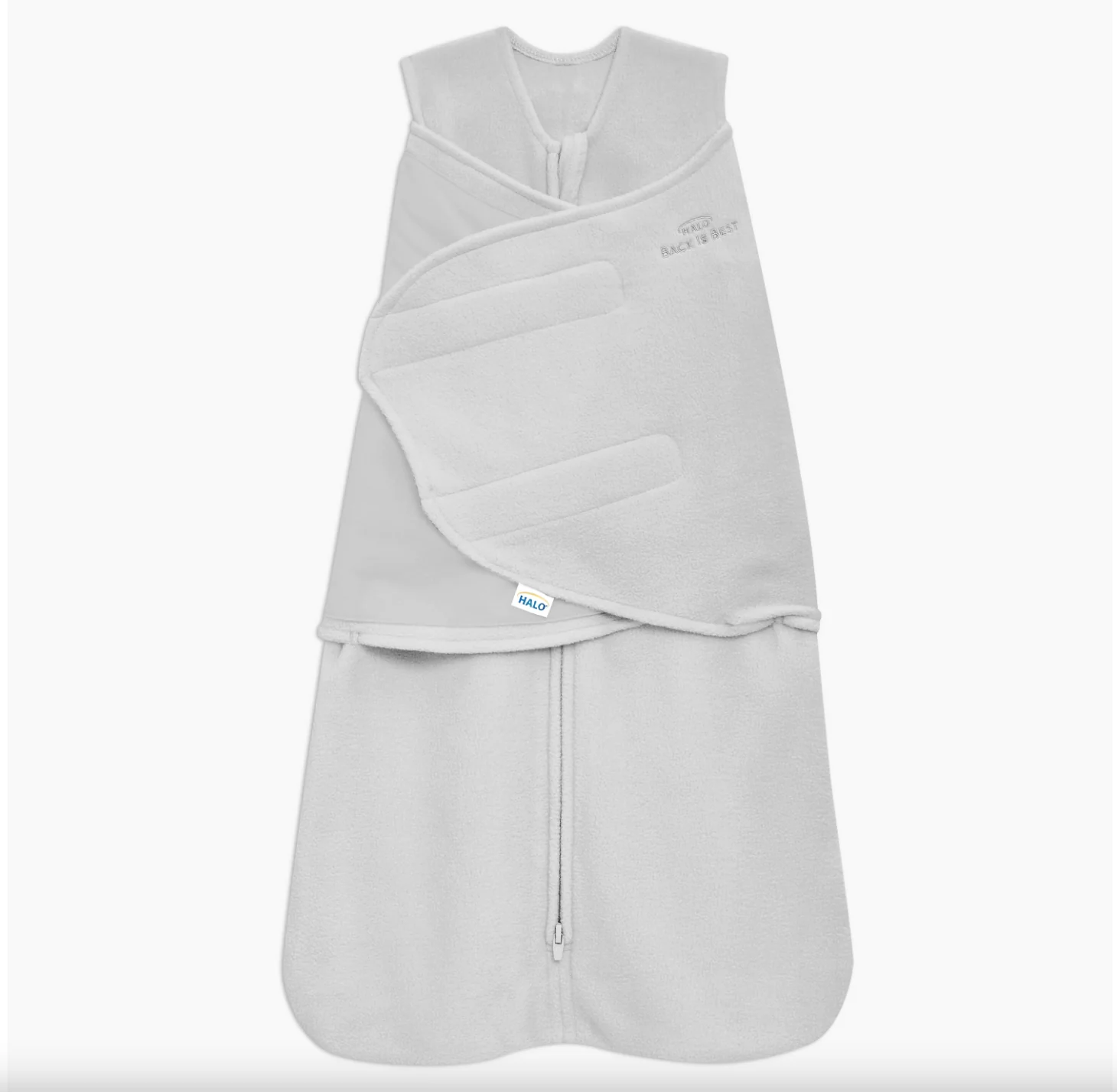 Halo Micro-Fleece SleepSack, Gray, Small