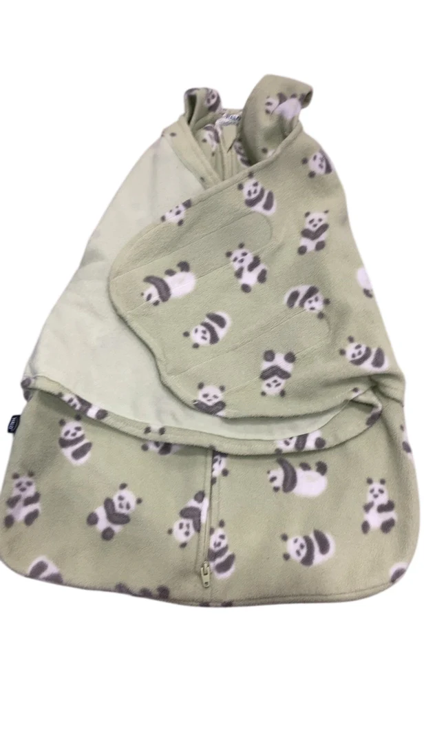 Halo Micro-Fleece Swaddle, Cozy Pandas, Newborn - Image 2