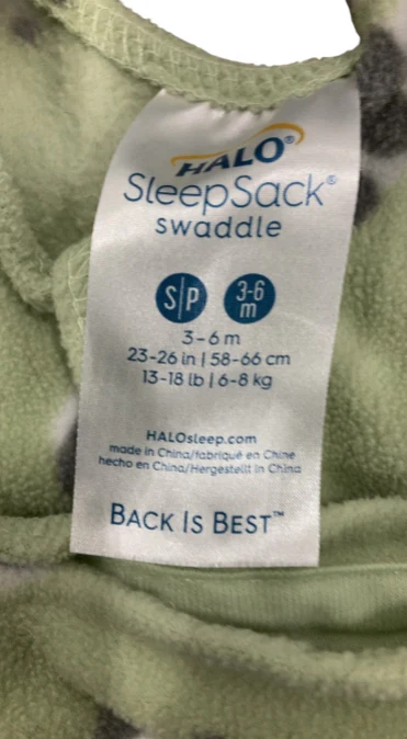 Halo Micro-Fleece Swaddle, Cozy Pandas, Small - Image 3