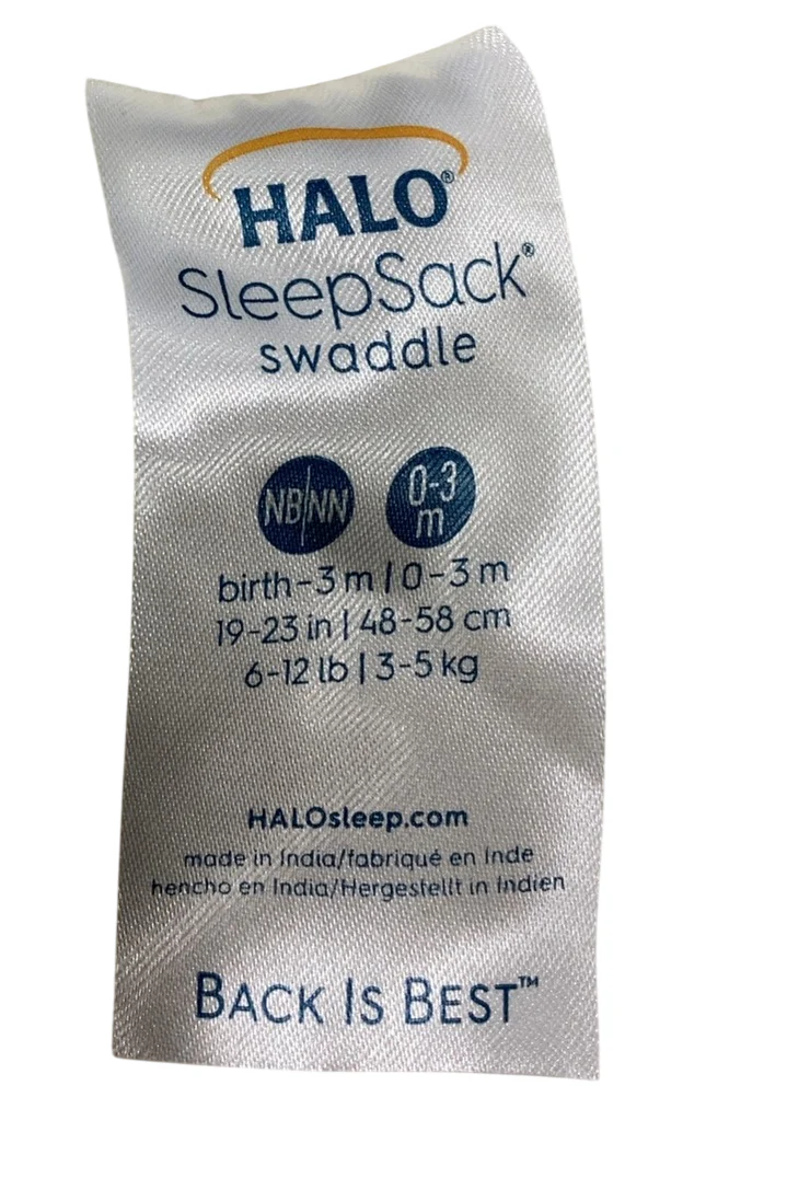 Halo Micro-Fleece Swaddle, Cream, Newborn - Image 4
