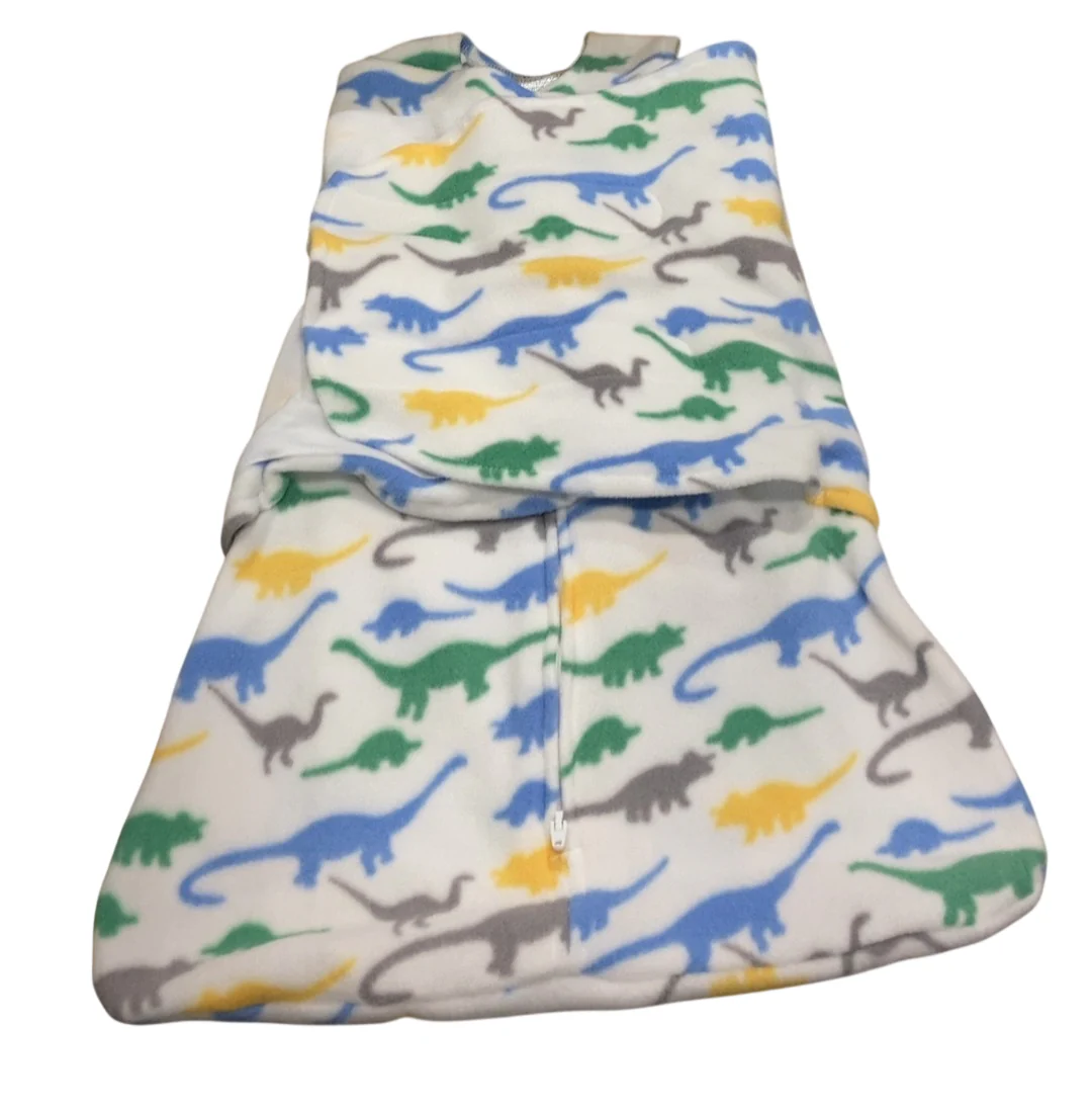 Halo Micro-Fleece Swaddle, Dinos, Newborn - Image 2