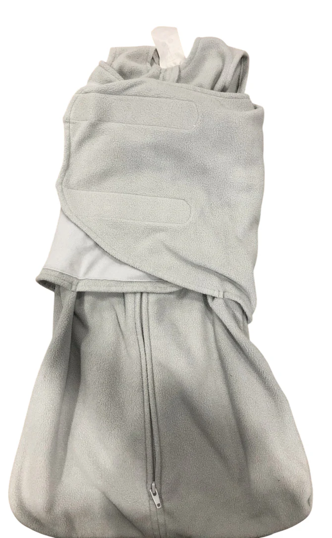 Halo Micro-Fleece Swaddle, Gray, Small - Image 2
