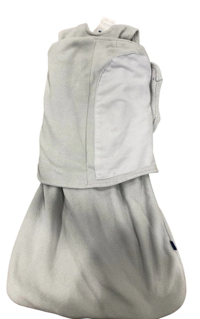 Halo Micro-Fleece Swaddle, Gray, Small - Image 3