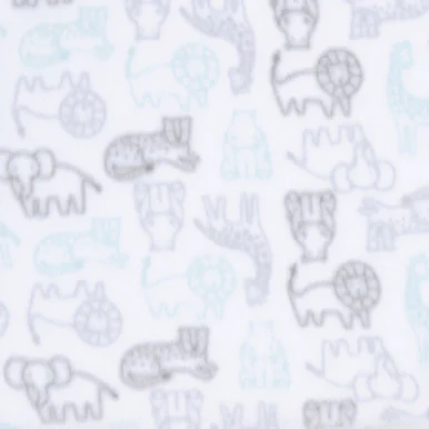 Halo Micro-Fleece Swaddle, Newborn, Animal Action - Image 2