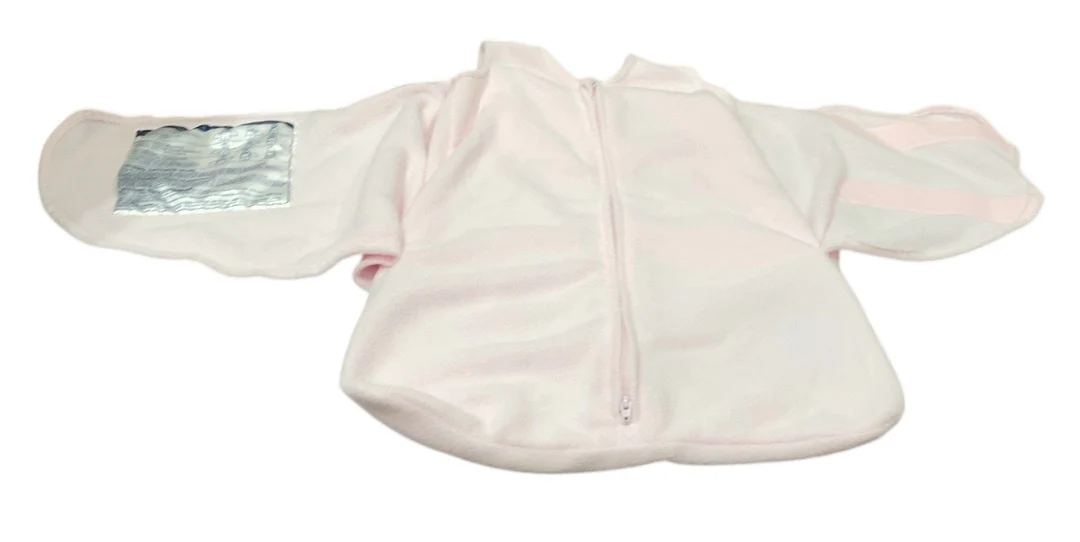 Halo Micro-Fleece Swaddle, Newborn, Light Pink - Image 2
