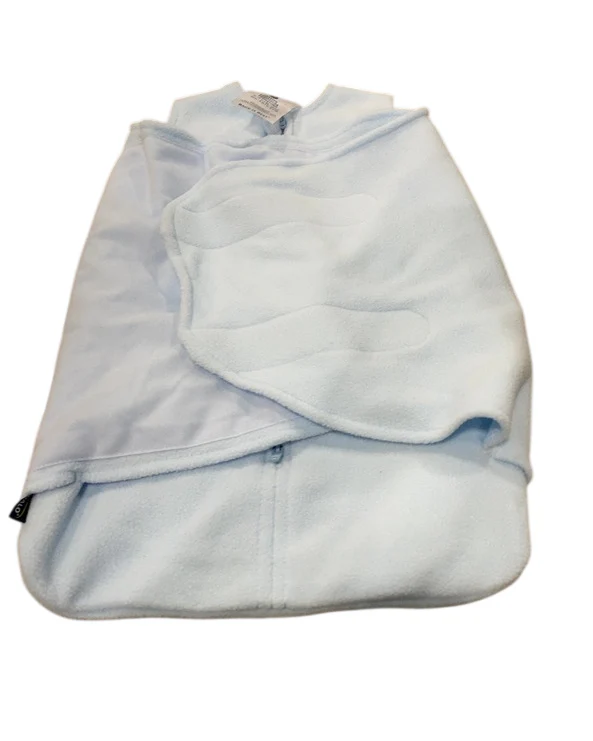 Halo Micro-Fleece Swaddle, Preemie, Baby Blue - Image 3