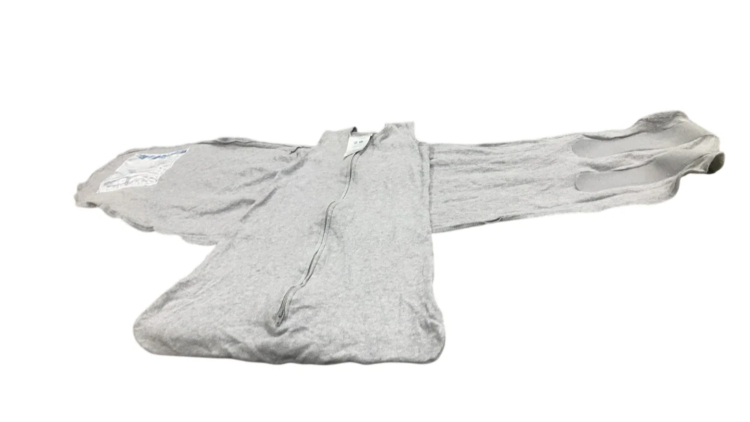 Halo Organic Cotton SleepSack Swaddle, Heather grey, Newborn - Image 2