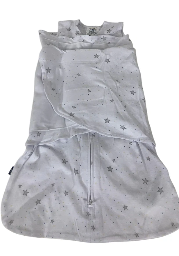 Halo Organic Cotton SleepSack Swaddle, Newborn, Stardust