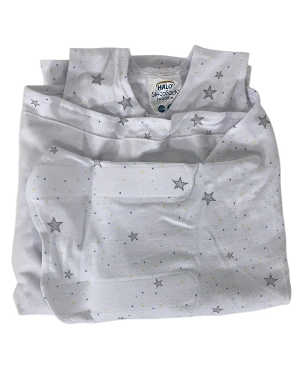 Halo Organic Cotton SleepSack Swaddle, Newborn, Stardust - Image 3