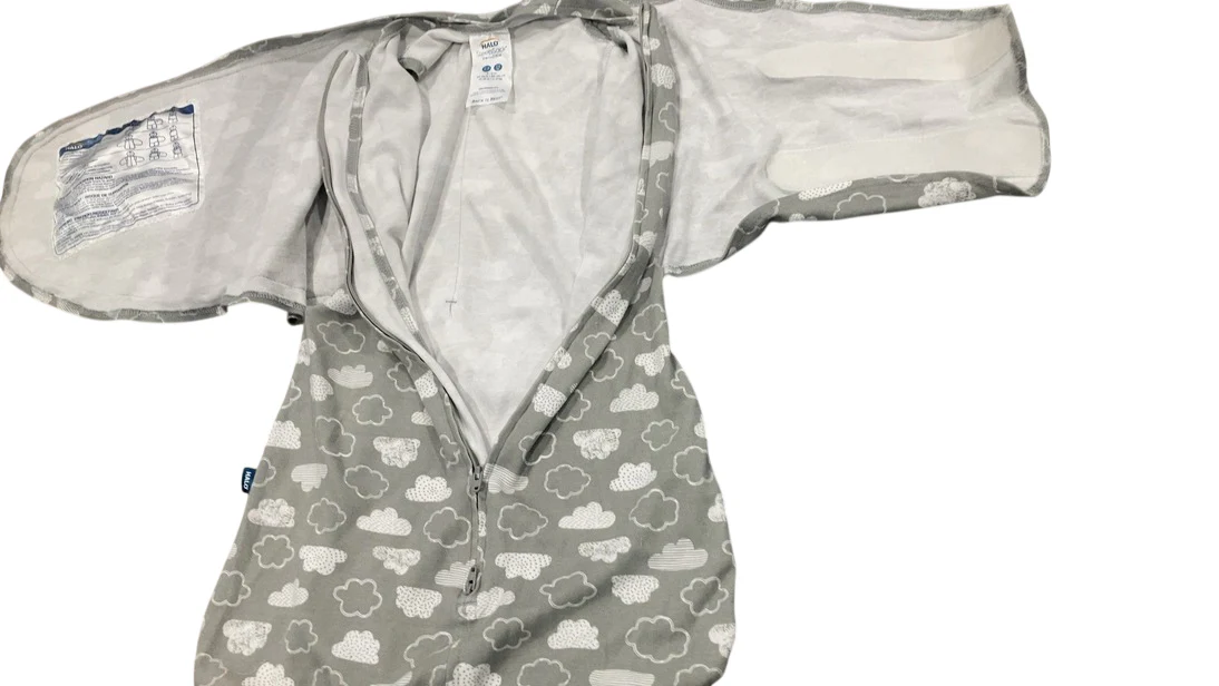 Halo SleepSack Swaddle, Clouds, Small - Image 3