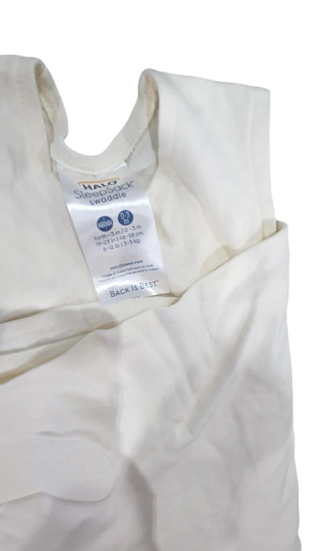 Halo SleepSack Swaddle, Cream, Newborn - Image 2