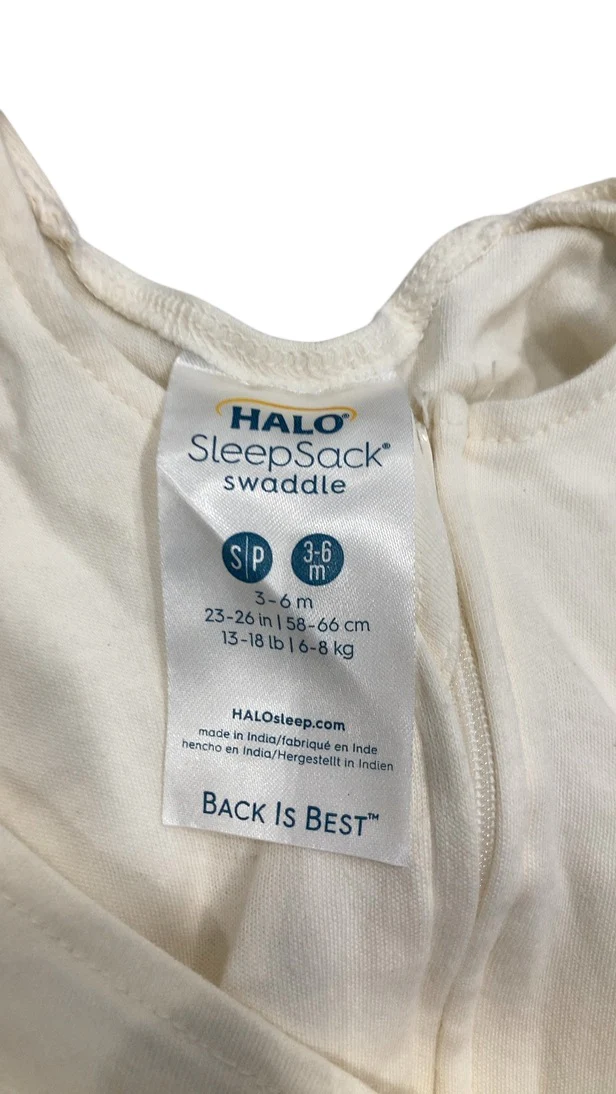 Halo SleepSack Swaddle, Cream, Small - Image 2