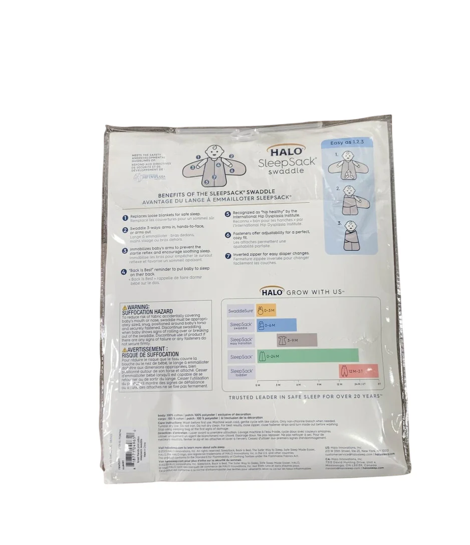 Halo SleepSack Swaddle, Forest Friends, Newborn - Image 2