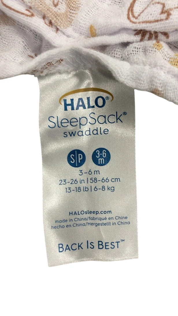 Halo SleepSack Swaddle, Lions Print, Small - Image 4