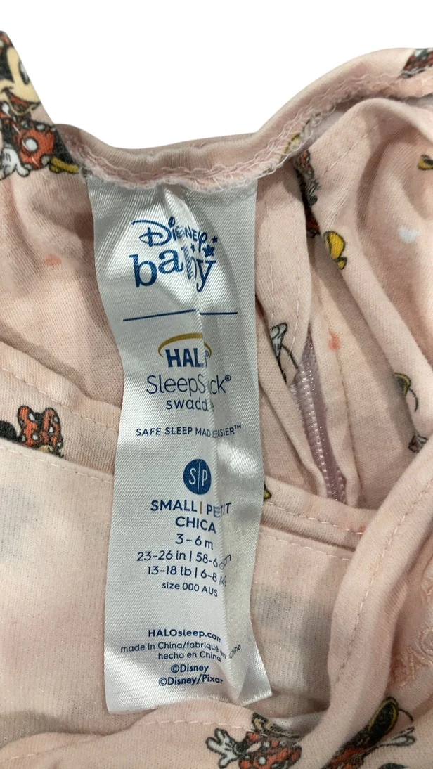 Halo SleepSack Swaddle, Minnie Fun, Small - Image 4