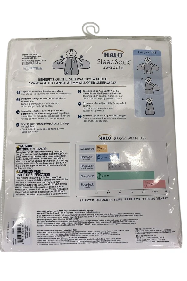 Halo SleepSack Swaddle, Newborn, Ocean Life - Image 3