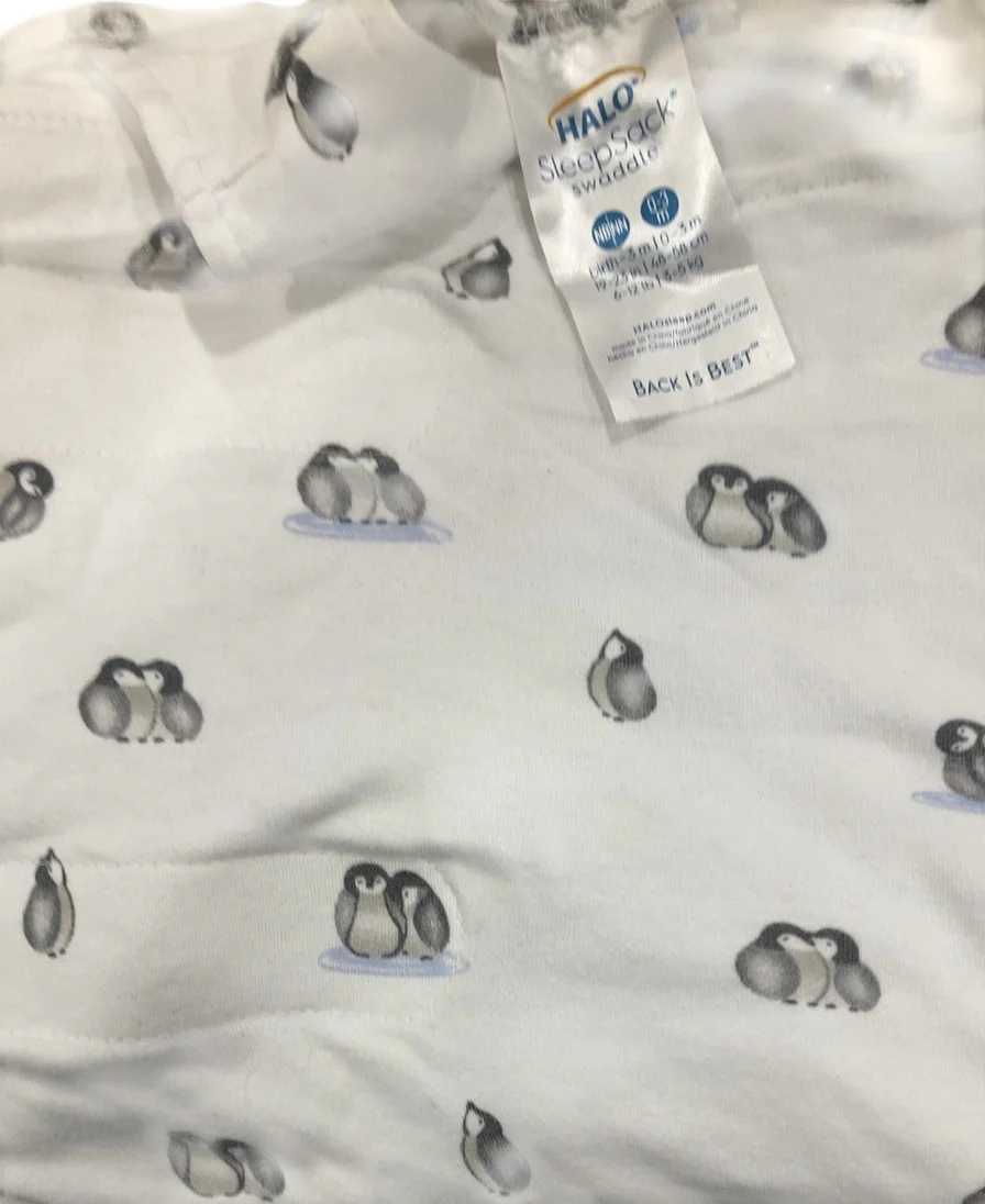 Halo SleepSack Swaddle, Newborn, Penguins - Image 3