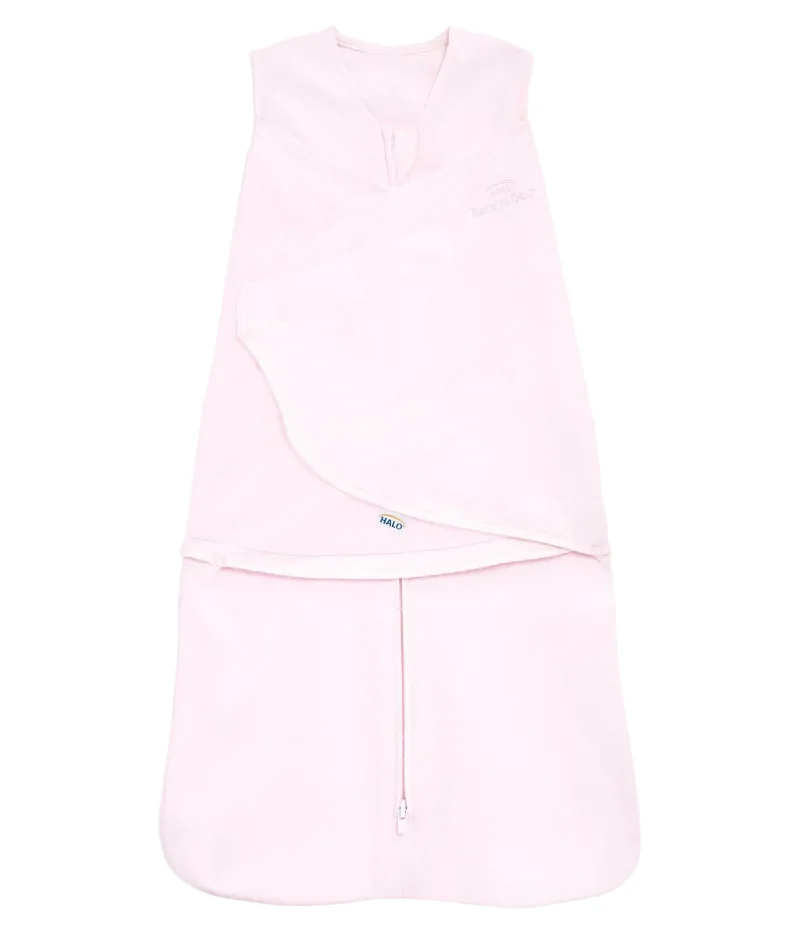 Halo SleepSack Swaddle, Newborn, Soft Pink