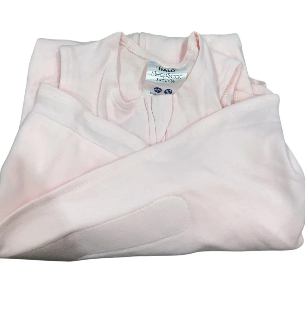 Halo SleepSack Swaddle, Newborn, Soft Pink - Image 2