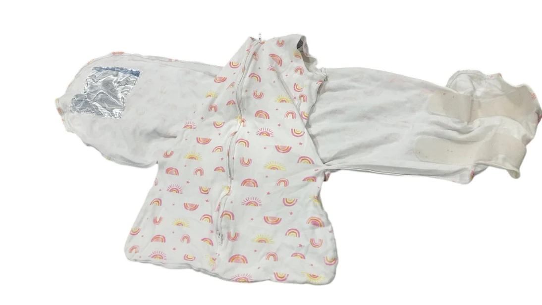 Halo SleepSack Swaddle, Newborn, Sunshine Rainbows - Image 2
