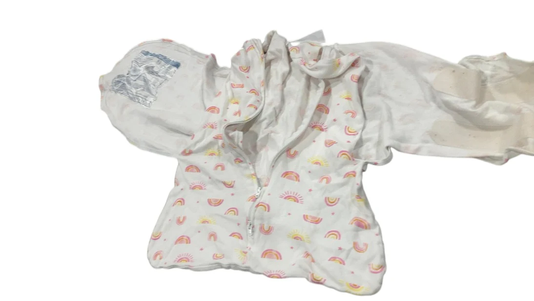 Halo SleepSack Swaddle, Newborn, Sunshine Rainbows - Image 3