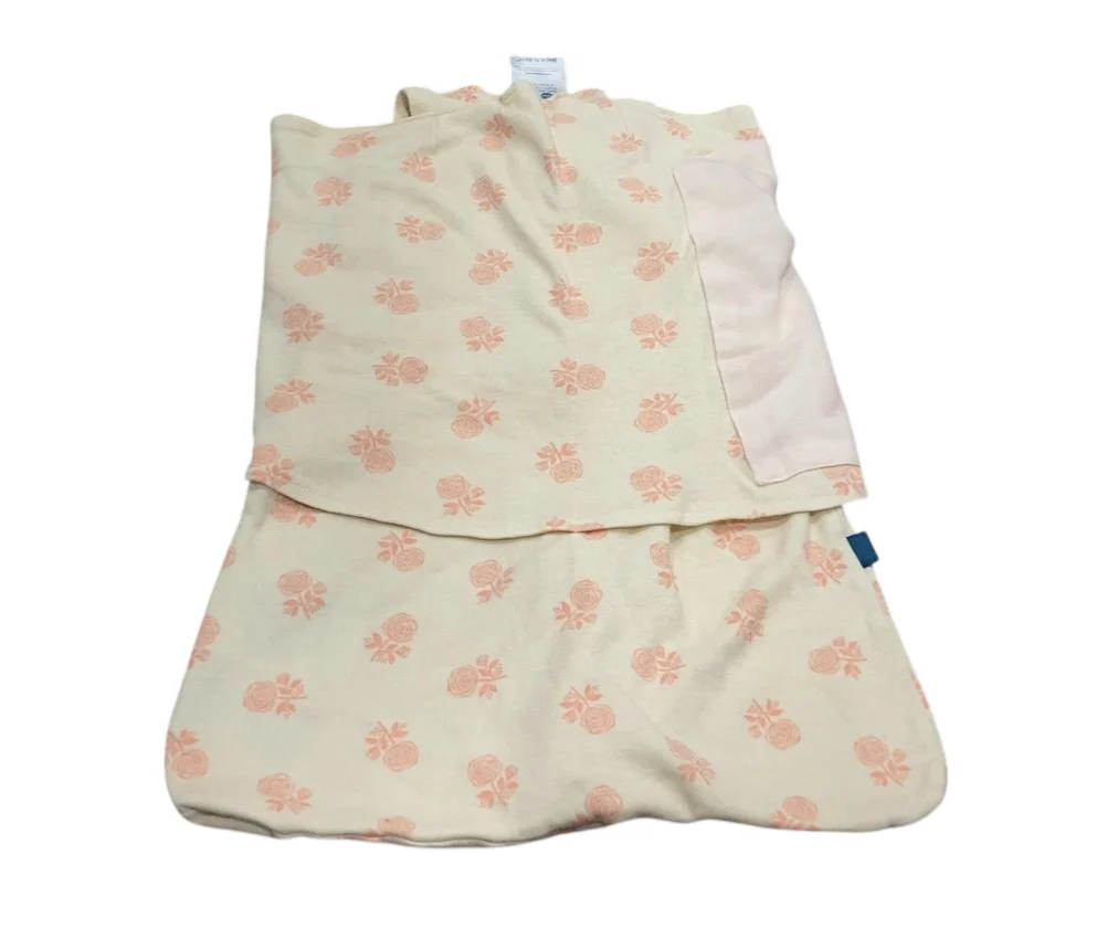 Halo SleepSack Swaddle, Newborn, Watercolor Rose Toss Blush - Image 2