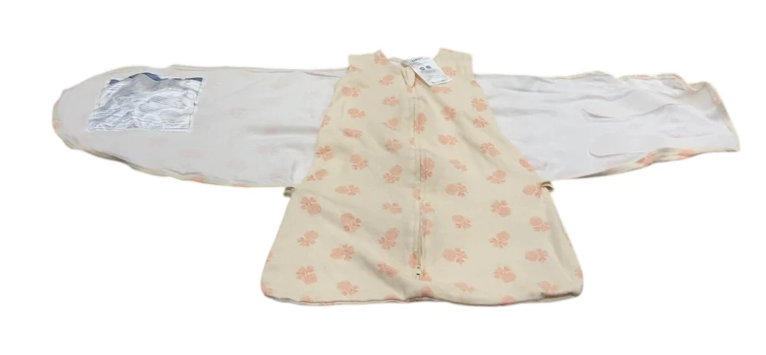Halo SleepSack Swaddle, Newborn, Watercolor Rose Toss Blush - Image 3