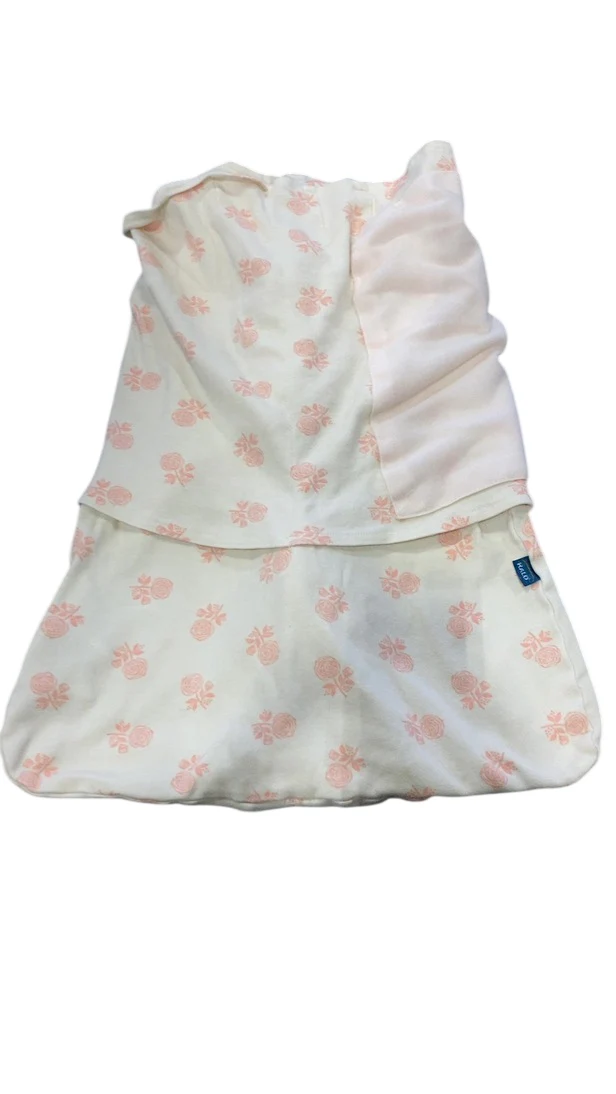 Halo SleepSack Swaddle, Newborn, Watercolor Rose Toss Blush - Image 2