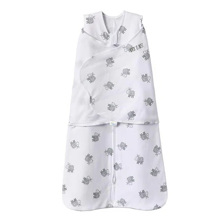 Halo SleepSack Swaddle, Newborn, White Lamb Scribble