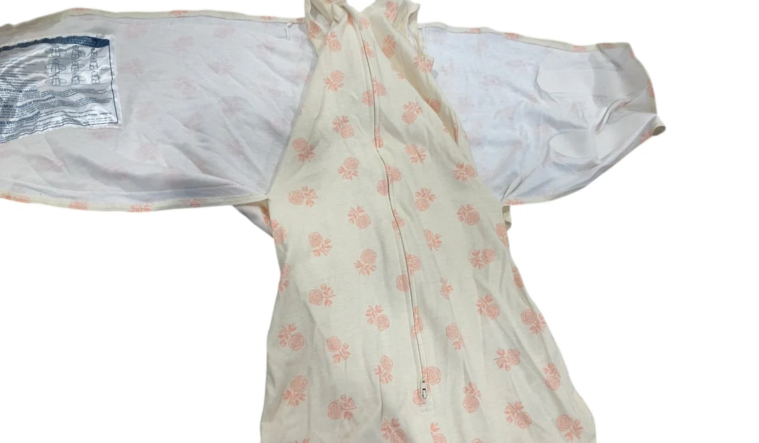 Halo SleepSack Swaddle, Rose Toss Blush, Small 3-6 Months - Image 3